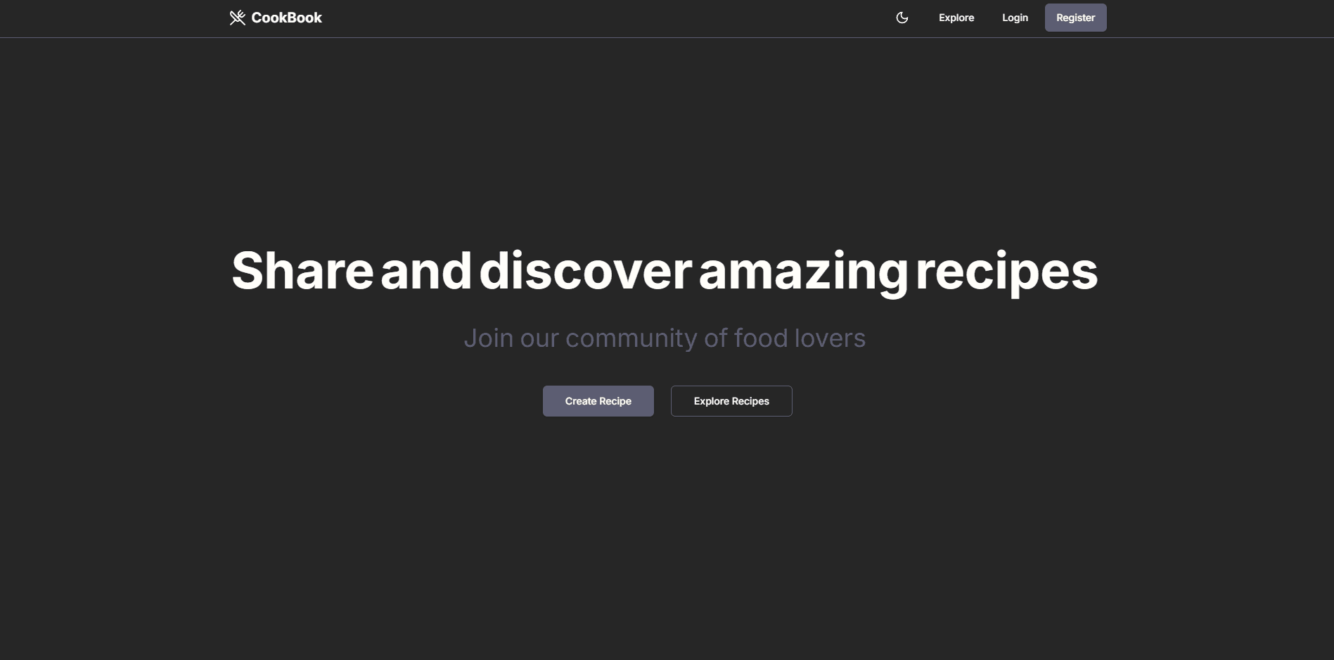 Recipes App